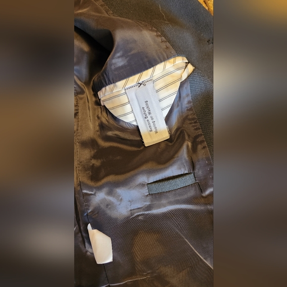 J. CREW Wool Blazer Size 0 Dark Gray Evergreen - Picture 7 of 9